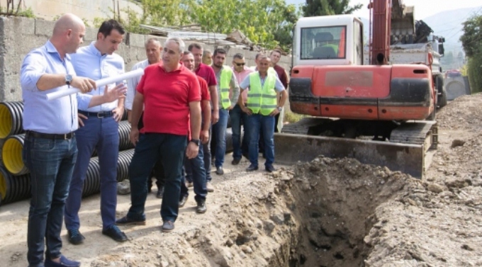 Bashkia e Tiranes investim te ri ne rrjetin ujesjelles per zonen e Shkozes